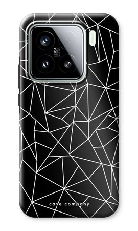 Geometric lines white