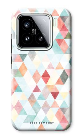 Coloured triangles pastel