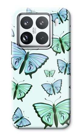 Blue & Green Butterflies