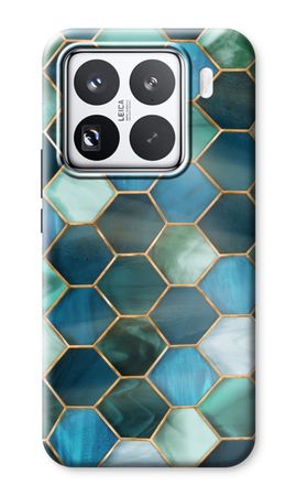 Hexagons in stained glass