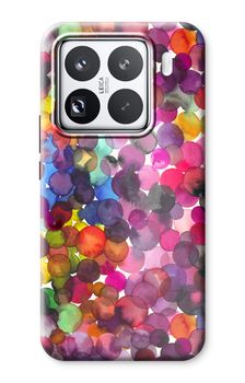 Points d'aquarelle superposés