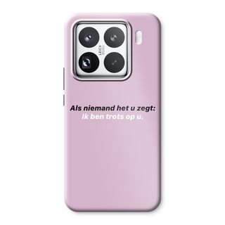 Ik ben trots op u