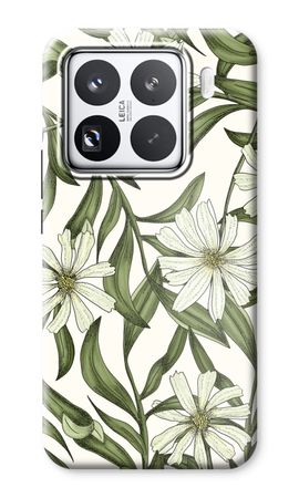 White flower pattern