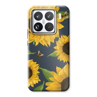 Sunflower and bees