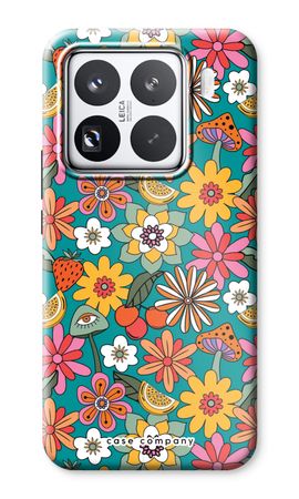 Retro Flowers N°2 - Blue