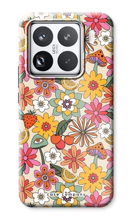 Retro Flowers N°2 - Yellow