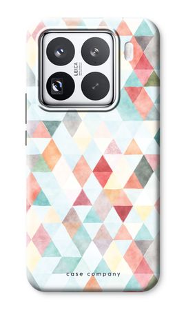 Coloured triangles pastel