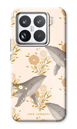 Floral Whales, Xiaomi 15 Pro tough case