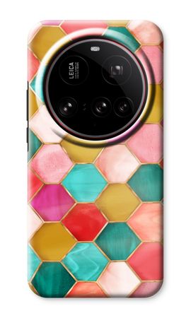 Hexagons in stained glass