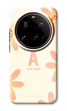 Peach Blossom Monogram