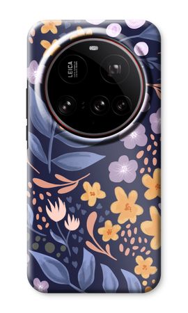 Flowers with blue leaves