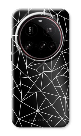 Geometric lines white