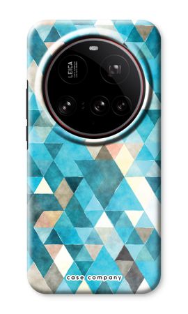 Coloured triangles blue