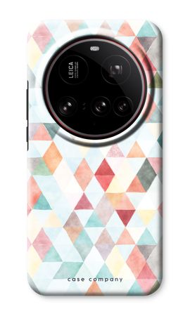 Coloured triangles pastel