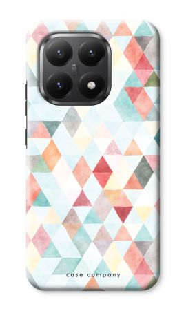 Coloured triangles pastel