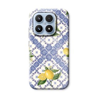 Piastrelle blu e limoni