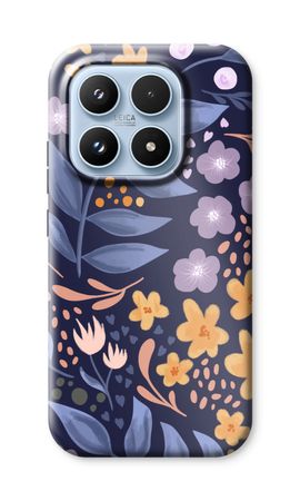 Flowers with blue leaves