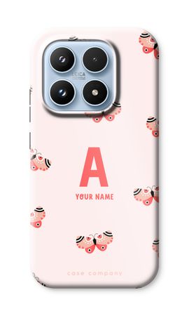 Rosy Butterflies Monogram