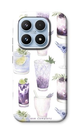 Violet cocktails