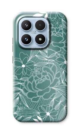 Flowers in lace