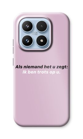 Ik ben trots op u