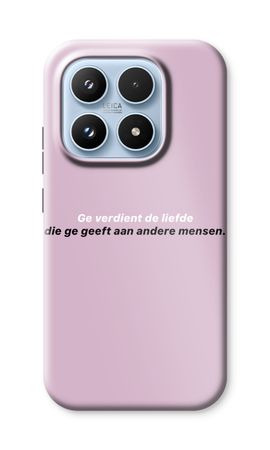 Ge verdient de liefde
