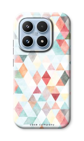 Coloured triangles pastel