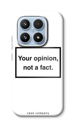 Your opinion