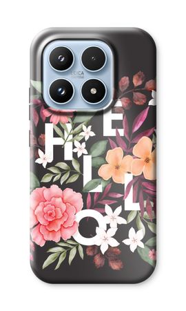 Hello in flowers