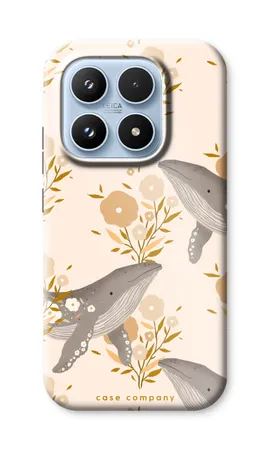 Floral Whales, Xiaomi 17 robust cover