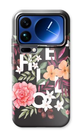 Hello in flowers