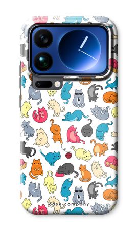 Colourful cats