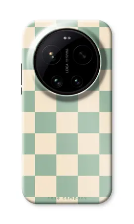 Checkered Mint, Xiaomi 17 Ultra tough case