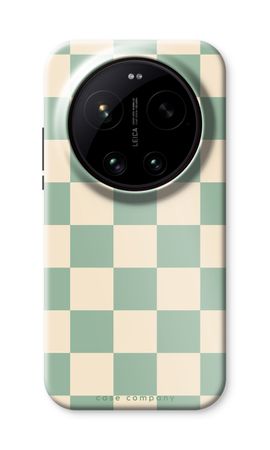 Checkered Mint, Xiaomi 17 Ultra tough case