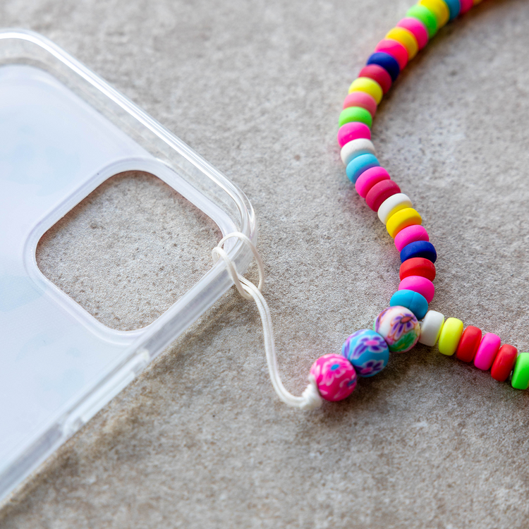 Bracelet de Téléphone en Perles Colorées