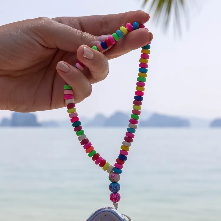 Colorful Beads Phone Wristlet