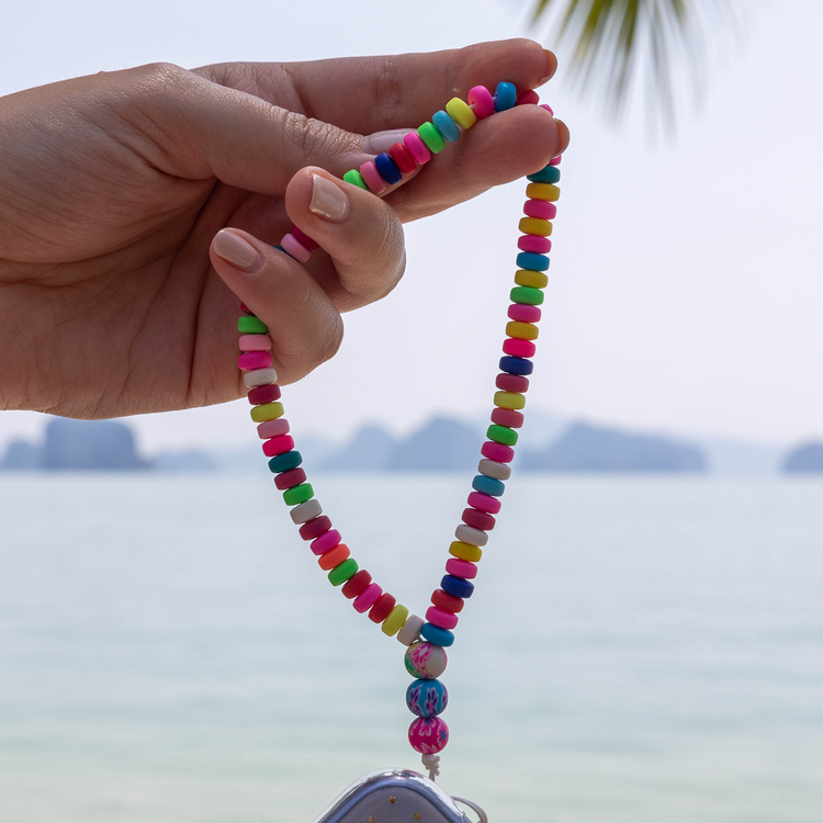 Buntes Perlen-Handyarmband
