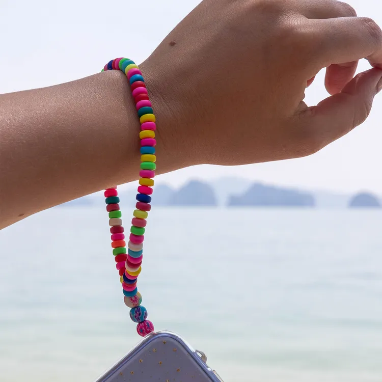 Colorful Beads Phone Wristlet