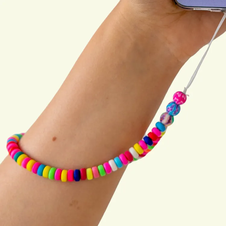 Colorful Beads Phone Wristlet