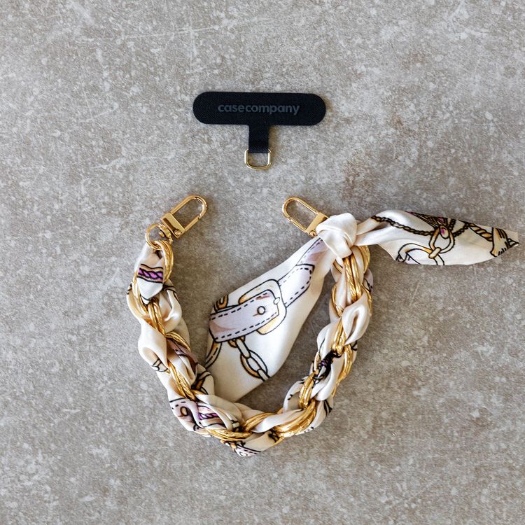 Silk Scarf Phone Wristlet