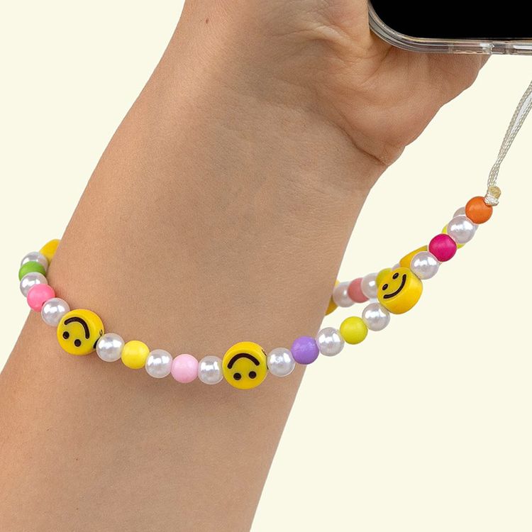 Buntes Perlen-Handyarmband